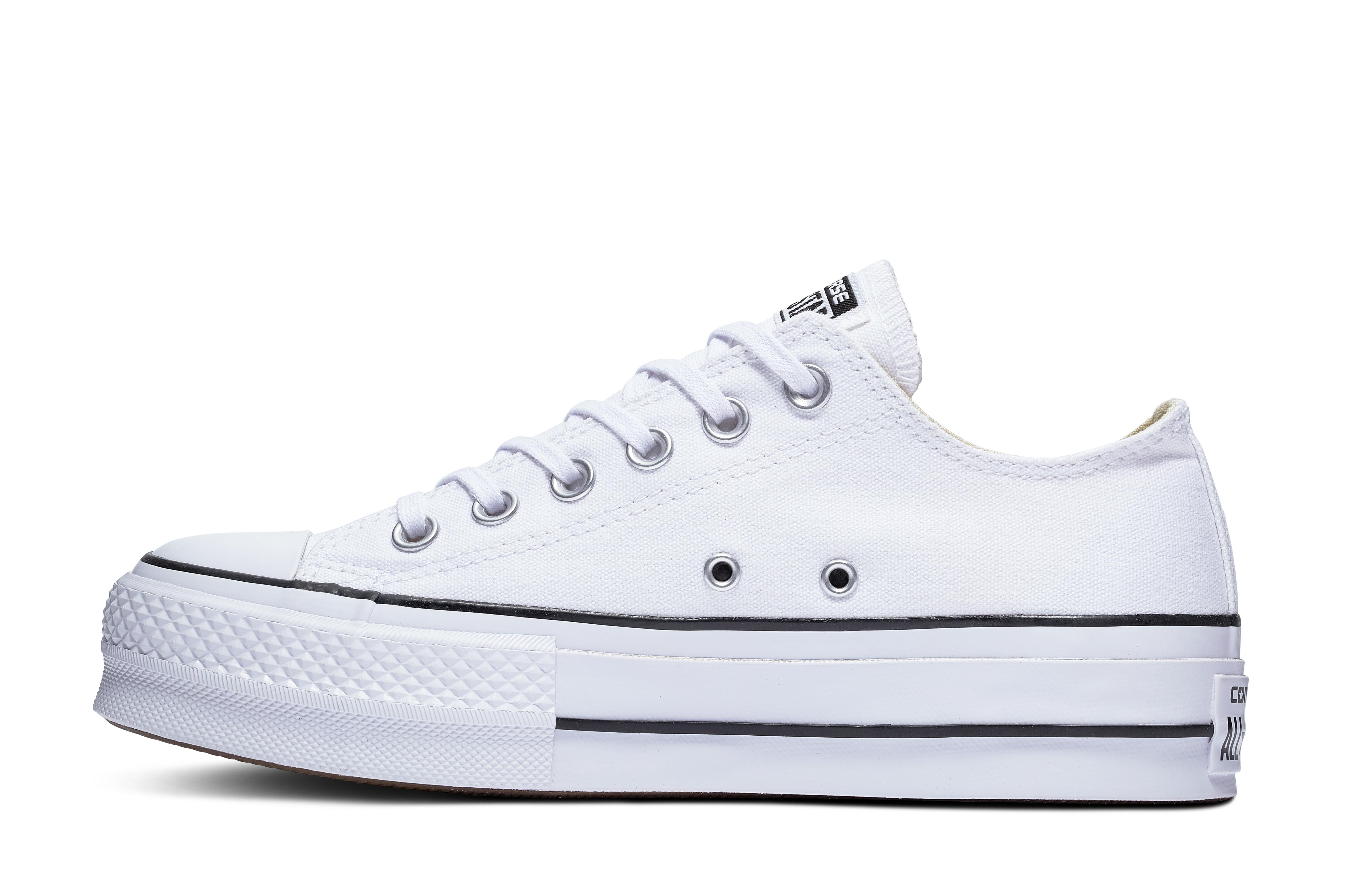 CT ALL STAR LIFT LOW TOP WHITE/BLACK/WHITE