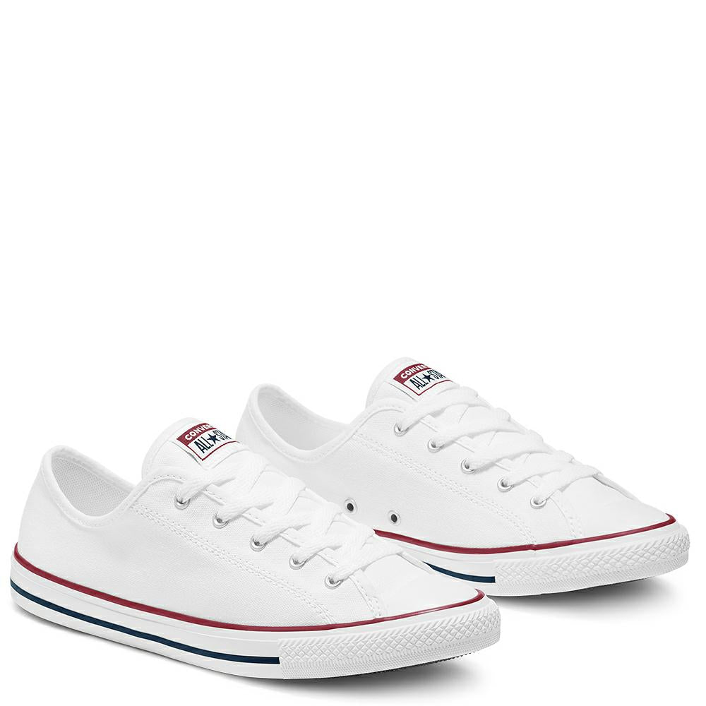 CT DAINTY CANVAS WHITE/WHITE/BLACK