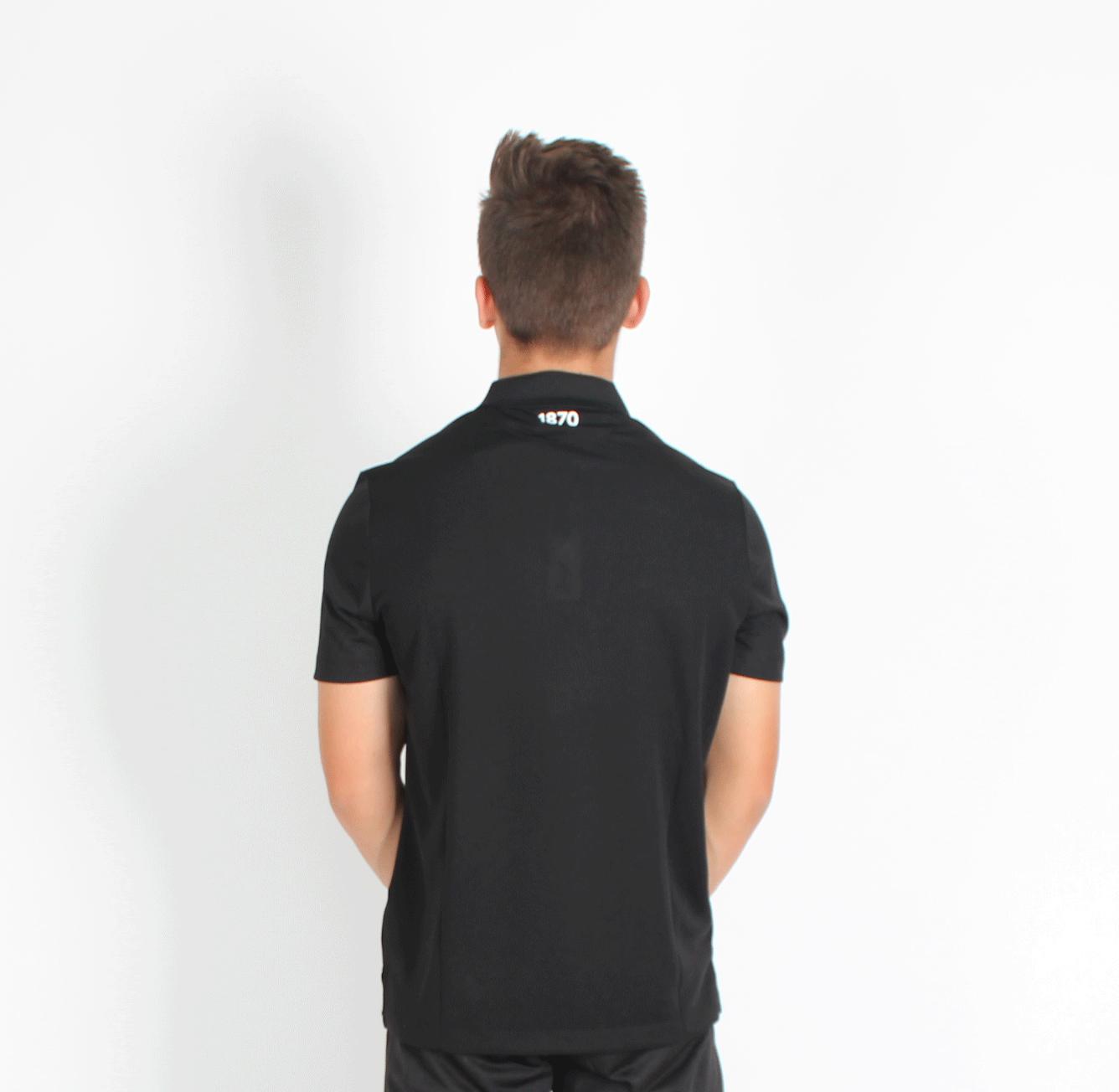 PAFC M20 TRAVEL POLY POLO PAFC BLACK
