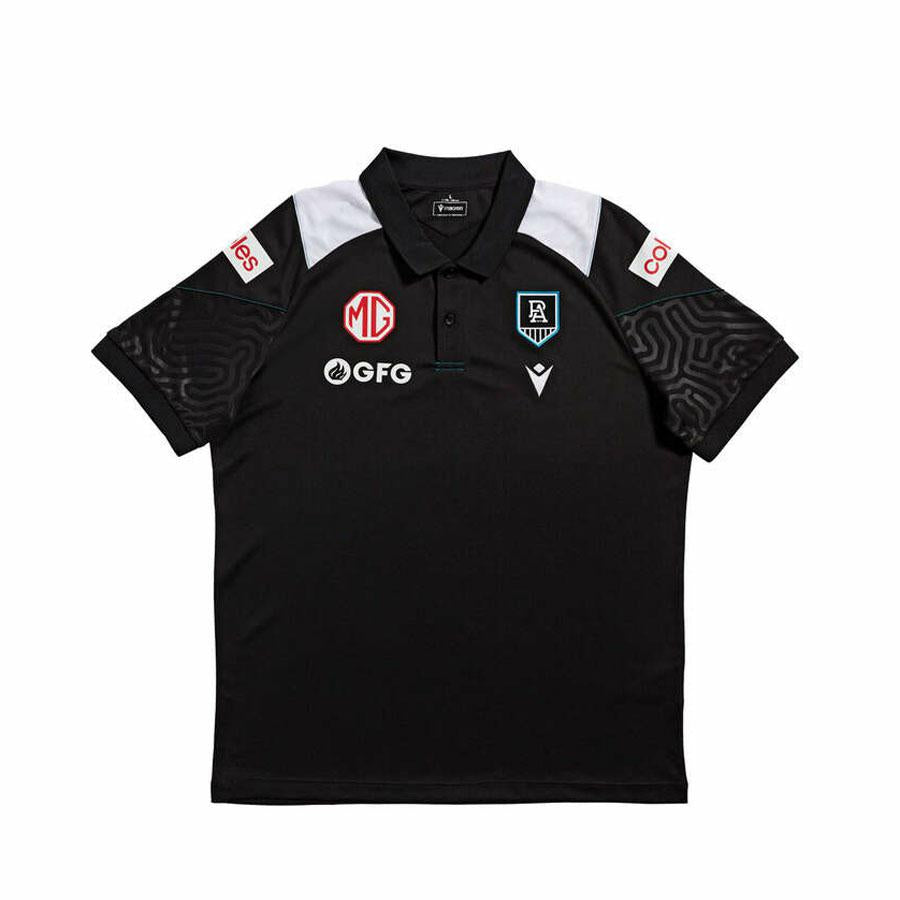 PAFC M24 TRVL POLY POLO B BLK/WHITE