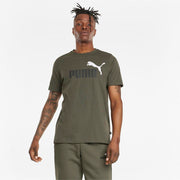 ESS+ 2 COL LOGO TEE GRAPE LEAF