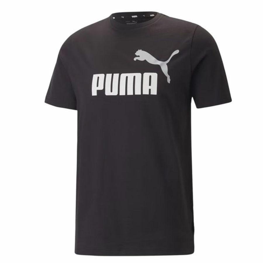 ESS+ 2 COL LOGO TEE BLACK