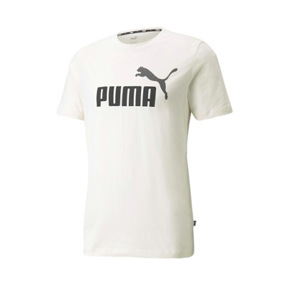 ESS+ 2 COL LOGO TEE IVORY GLOW