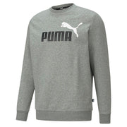 ESS+ 2 COL BIG LOGO CREW MEDIUM GRAY HEATHER