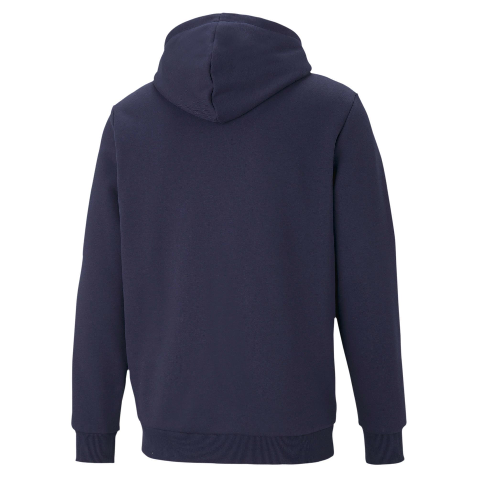 ESS+ 2 COL BIG LOGO HOODI PEACOAT