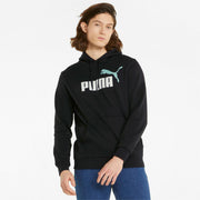 ESS+ 2 COL BIG LOGO HOODI PUMA BLACK-MINERAL B