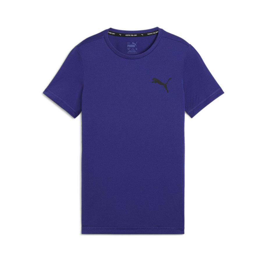 ACTIVE SMALL LOGO TEE B BLUE