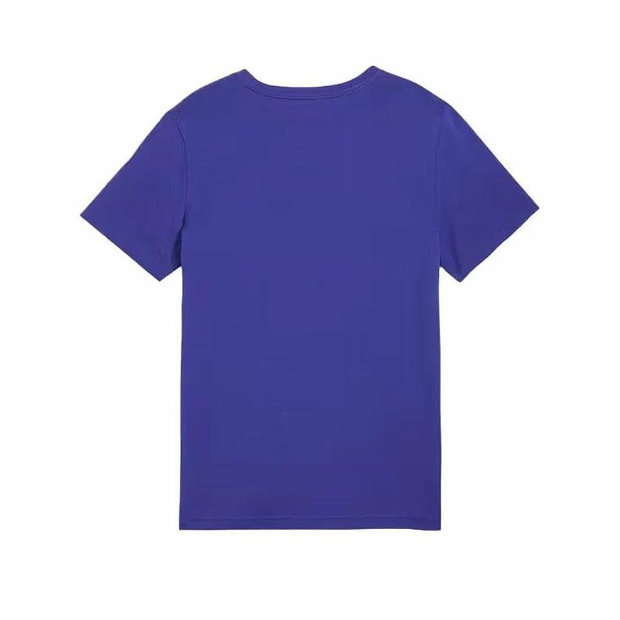 BOYS ESS+ 2 COL LOGO TEE BLUE