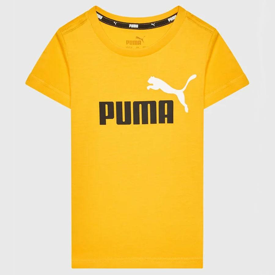 BOYS ESS+ 2 COL LOGO TEE TANGERINE