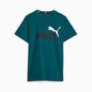 BOYS ESS+ 2 COL LOGO TEE MALACHITE