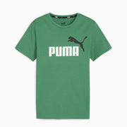 BOYS ESS+ 2 COL LOGO TEE ARCHIVE GREEN