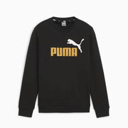 BOYS ESS+ 2 COL BIG LOGO PUMA BLACK-GINGER TE