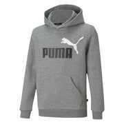 BOYS ESS+ 2 COL BIG LOGO MEDIUM GRAY HEATHER