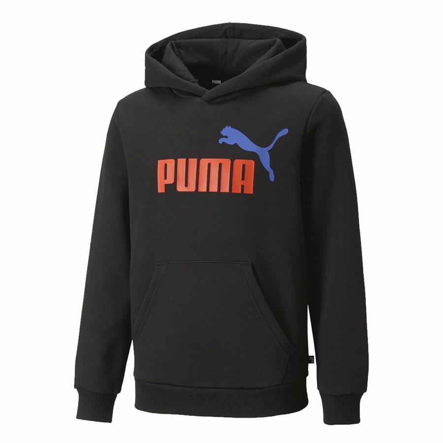 BOYS ESS+ 2 COL BIG LOGO PUMA BLACK-WARM EART