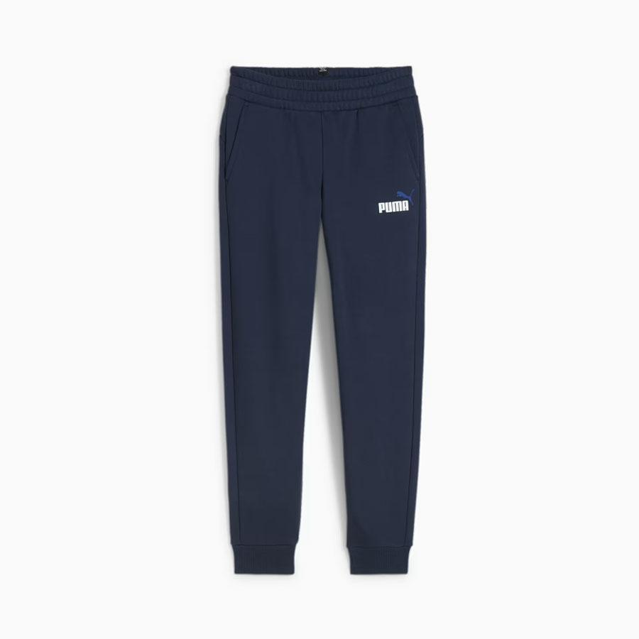 BOYS ESS+ 2 COL LOGO PANT CLUB NAVY