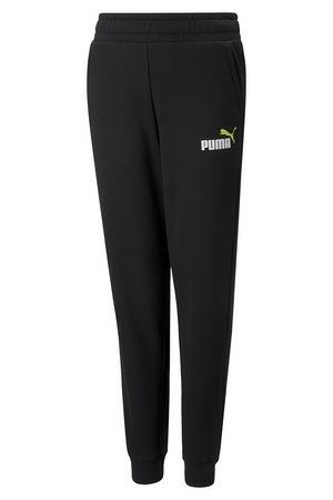BOYS ESS+ 2 COL LOGO PANT PUMA BLACK-LEMON