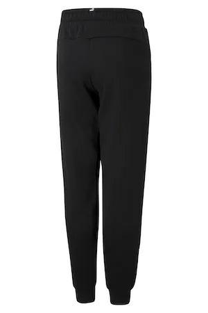 BOYS ESS+ 2 COL LOGO PANT PUMA BLACK-LEMON