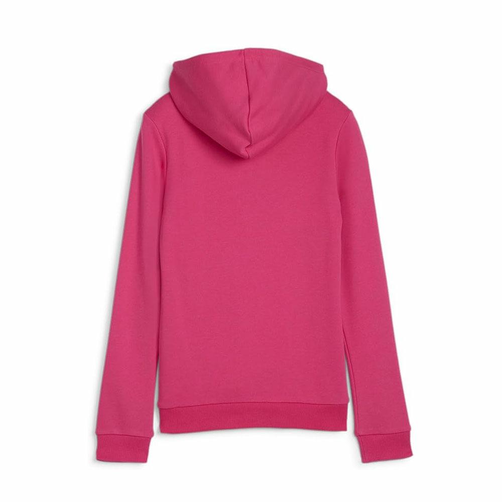 GIRLS ESS LOGO HOODIE TR GARNET ROSE