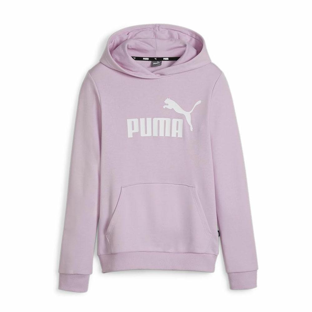 GIRLS ESS LOGO HOODIE TR GRAPE MIST