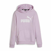 GIRLS ESS LOGO HOODIE TR GRAPE MIST
