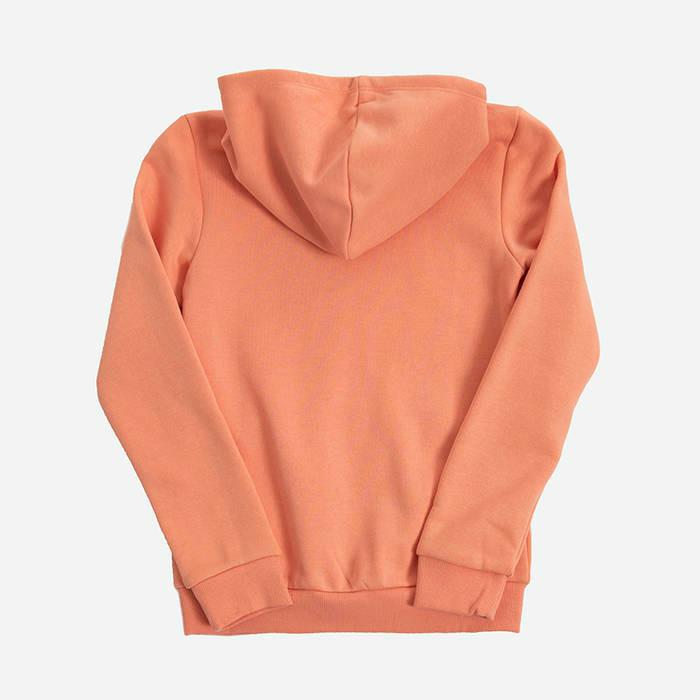 GIRLS ESS LOGO HOODIE TR PEACH PINK