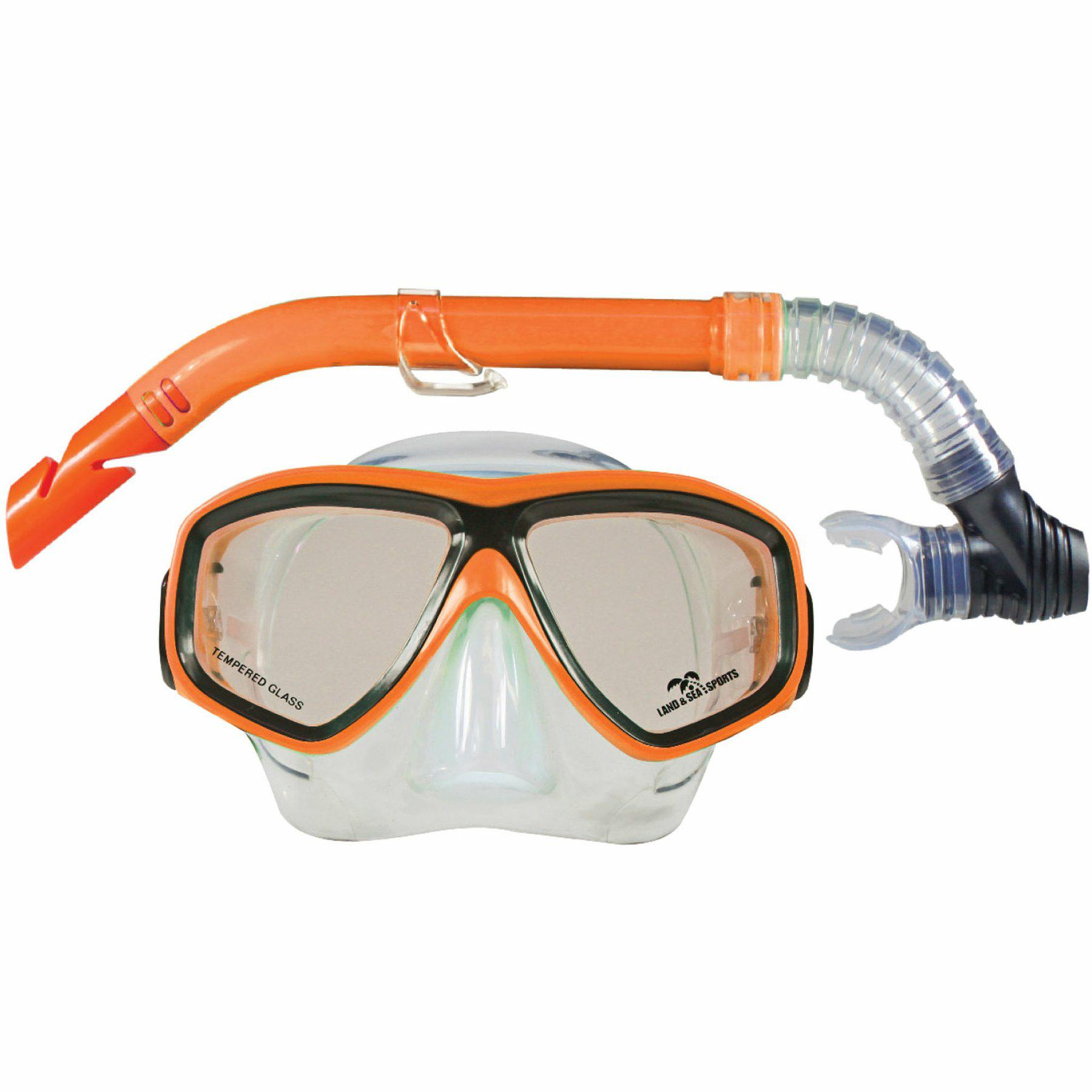 CLEARWATER SILC MASK/SNOK ORANGE