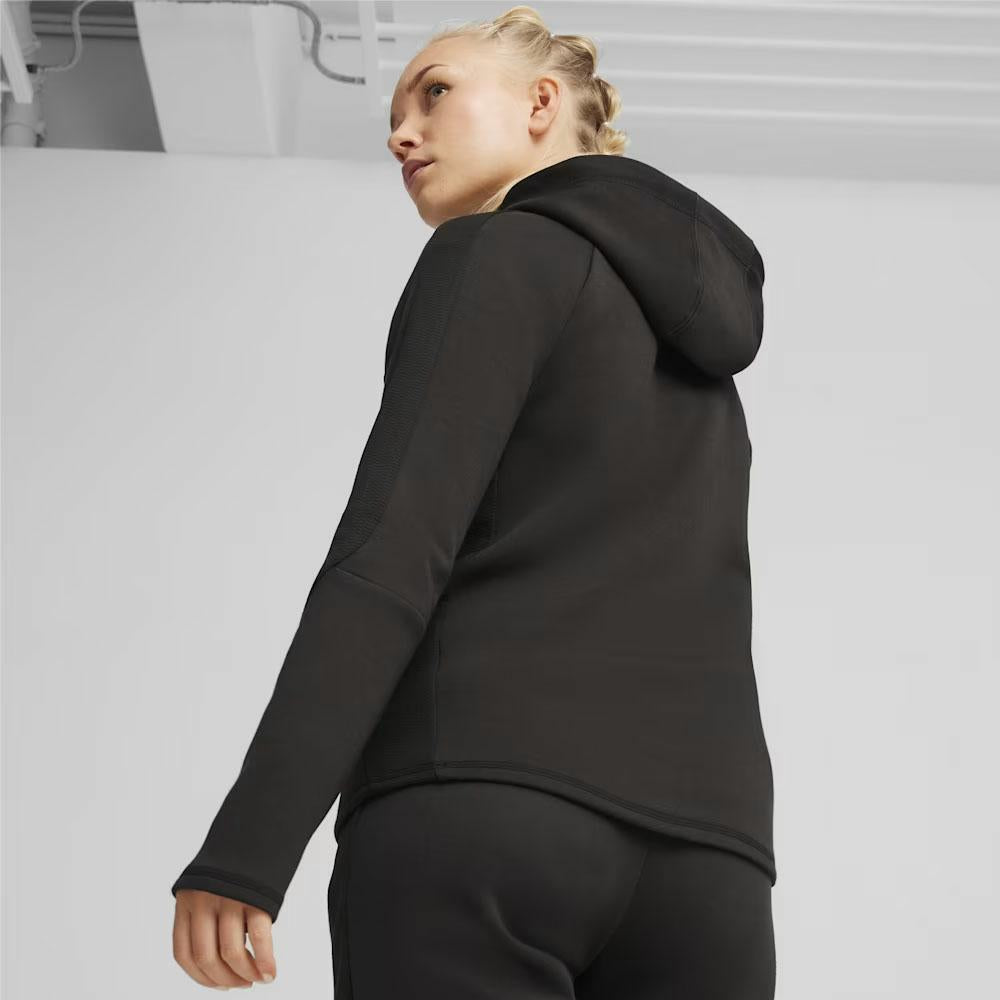 EVOSTRIPE FZ HOODIE PUMA BLACK