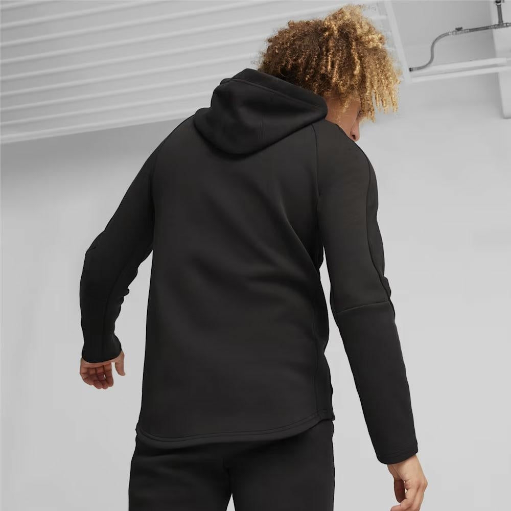 EVOSTRIPE HOODIE DK PUMA BLACK