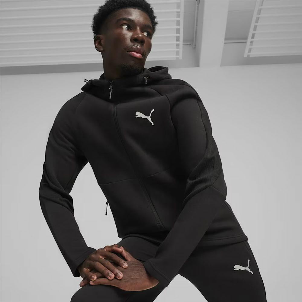 EVOSTRIPE FULL ZIP HOODIE DK - PUMA