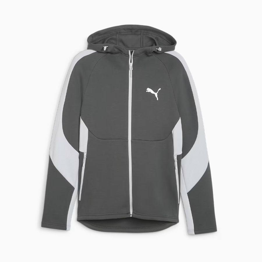 EVOSTRIPE FULL ZIP HOODIE DK - MINE