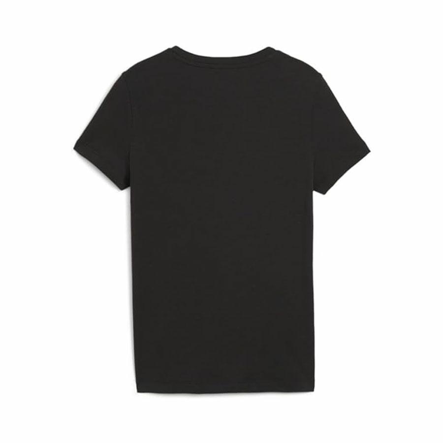 ESS+ SCRIPT METALLIC TEE BLACK