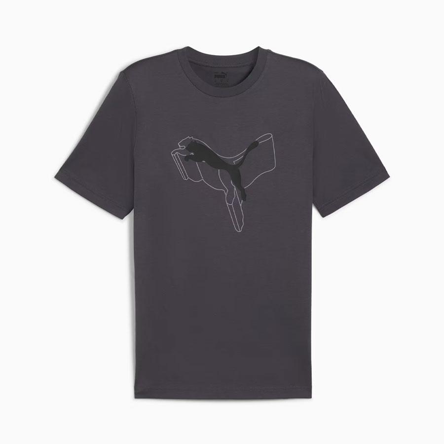 ESS+ LOGO LAB CAT TEE GRAY