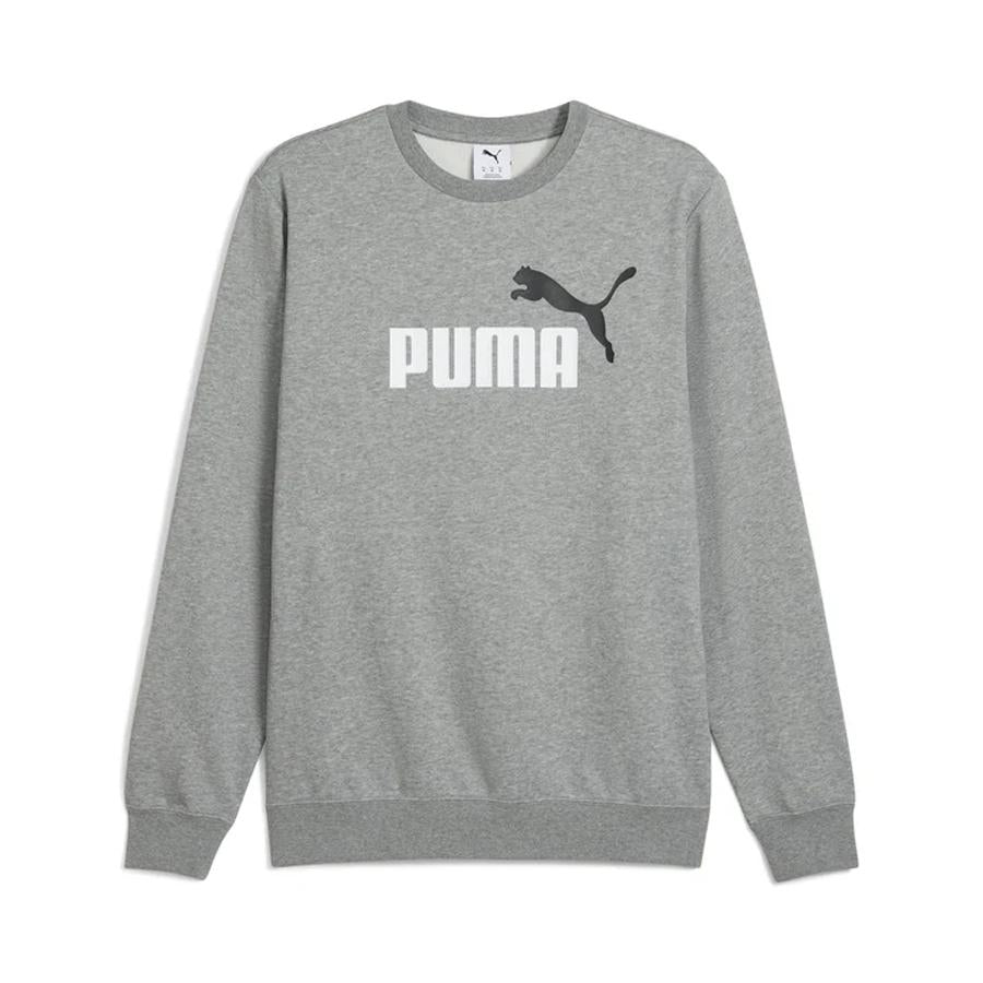 ESS 2 COLOR NO. 1 LOGO CR MEDIUM GRAY HEATHER-