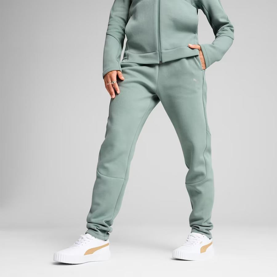EVOSTRIPE SWEATPANTS DK O GREEN MOON-