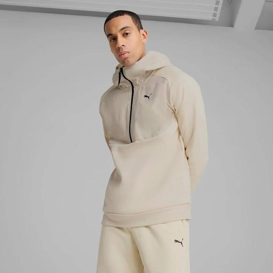 PUMATECH HALF-ZIP HOODIE ALPINE SNOW