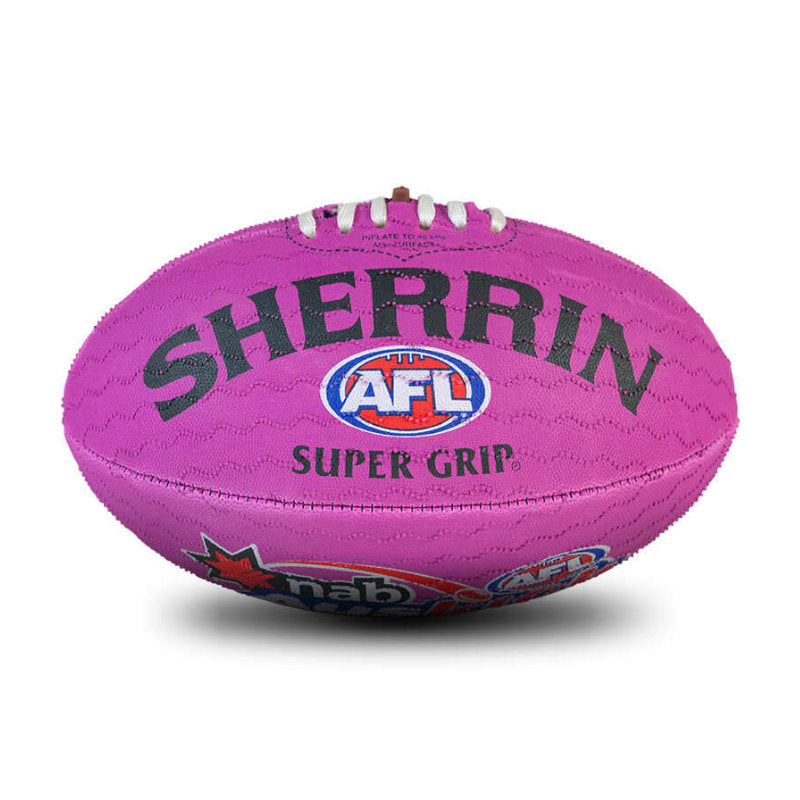 AFL AUSKICK SUPER GRIP PURPLE