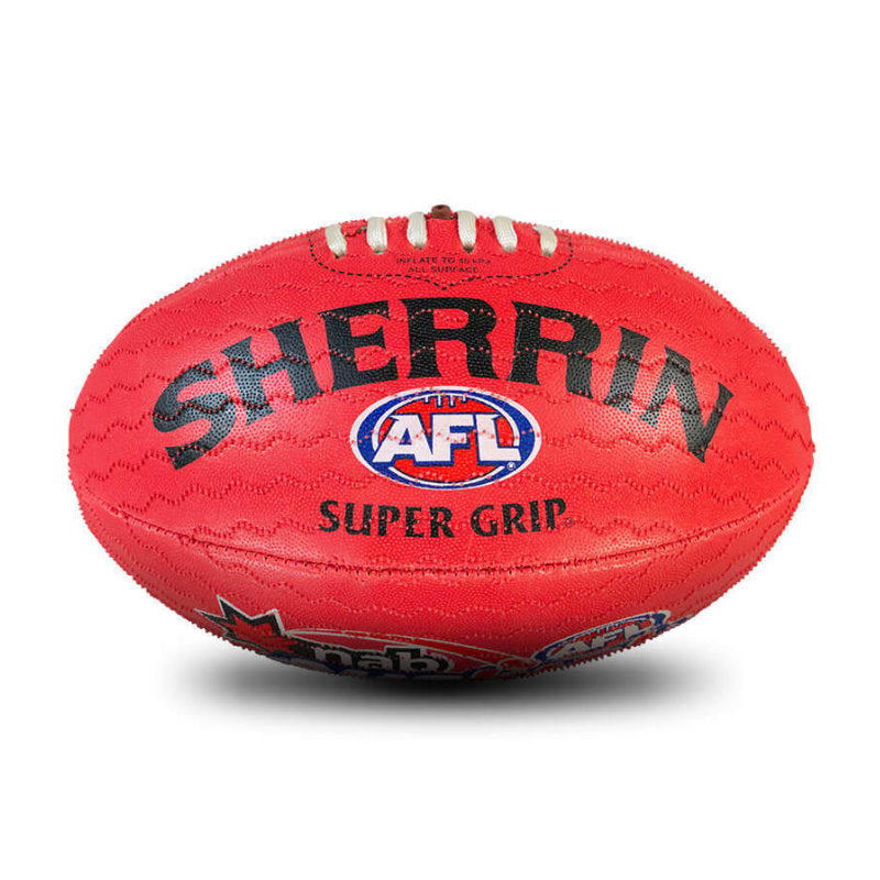 AFL AUSKICK SUPER GRIP RED