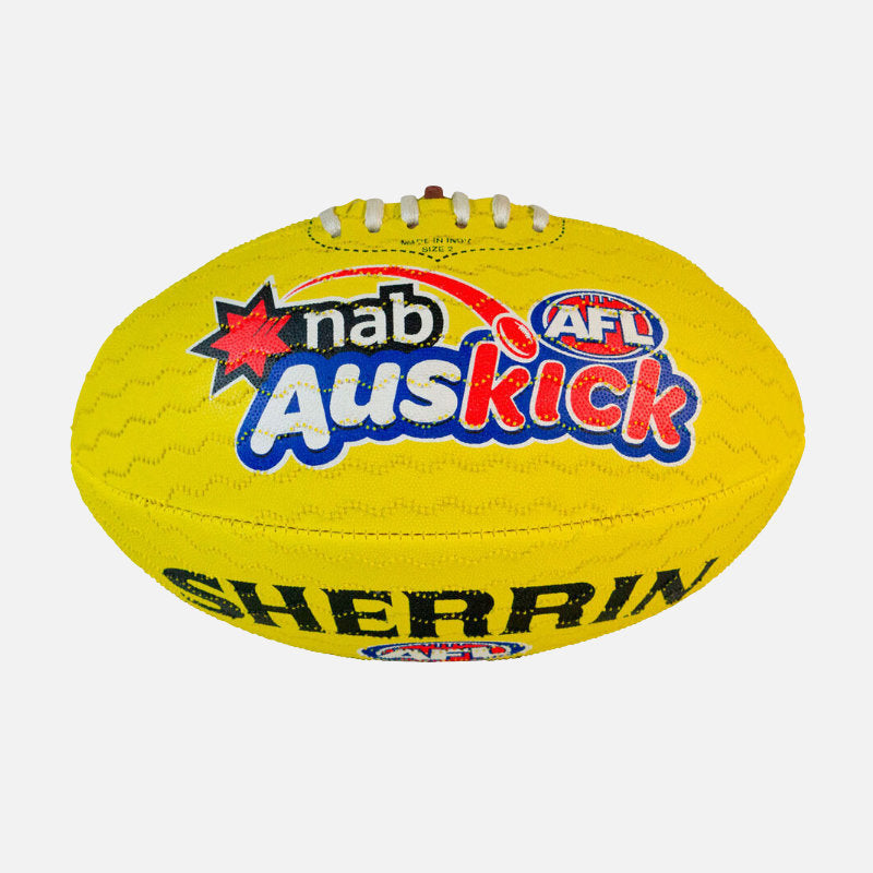AFL AUSKICK SUPER GRIP YELLOW