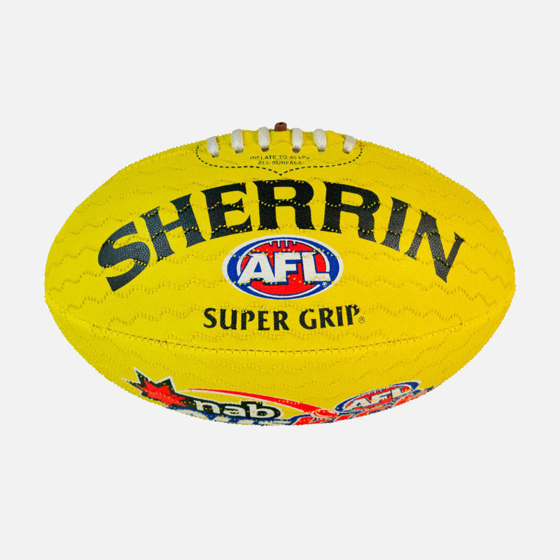 AFL AUSKICK SUPER GRIP YELLOW