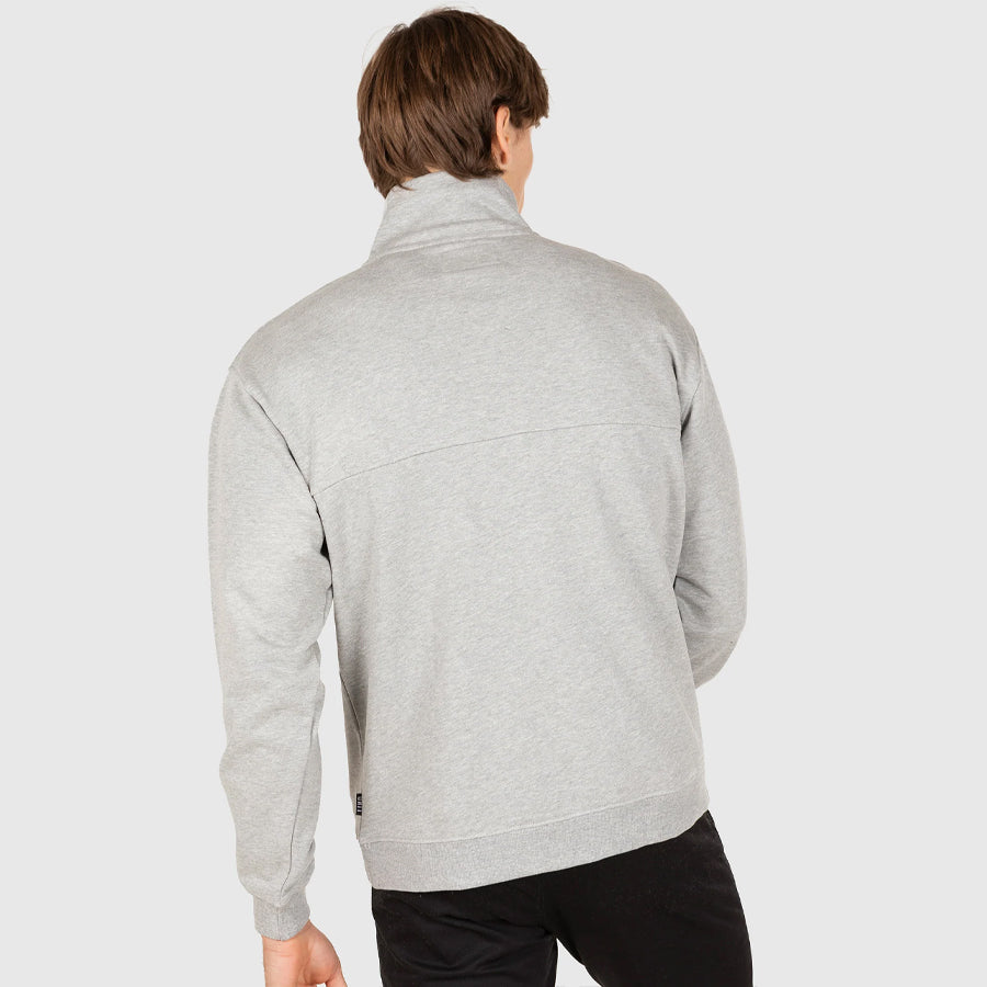 BOULEVARD HALF ZIP GREY MARLE