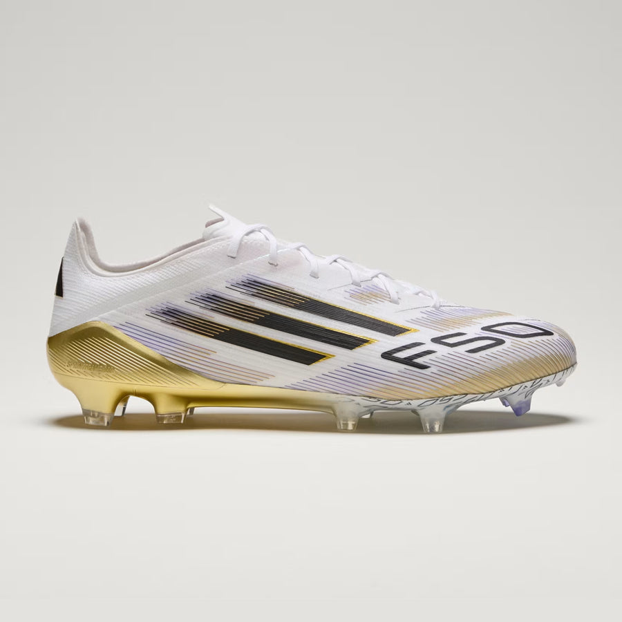 F50 ELITE FG FTWWHT/CBLACK/GOLDMT
