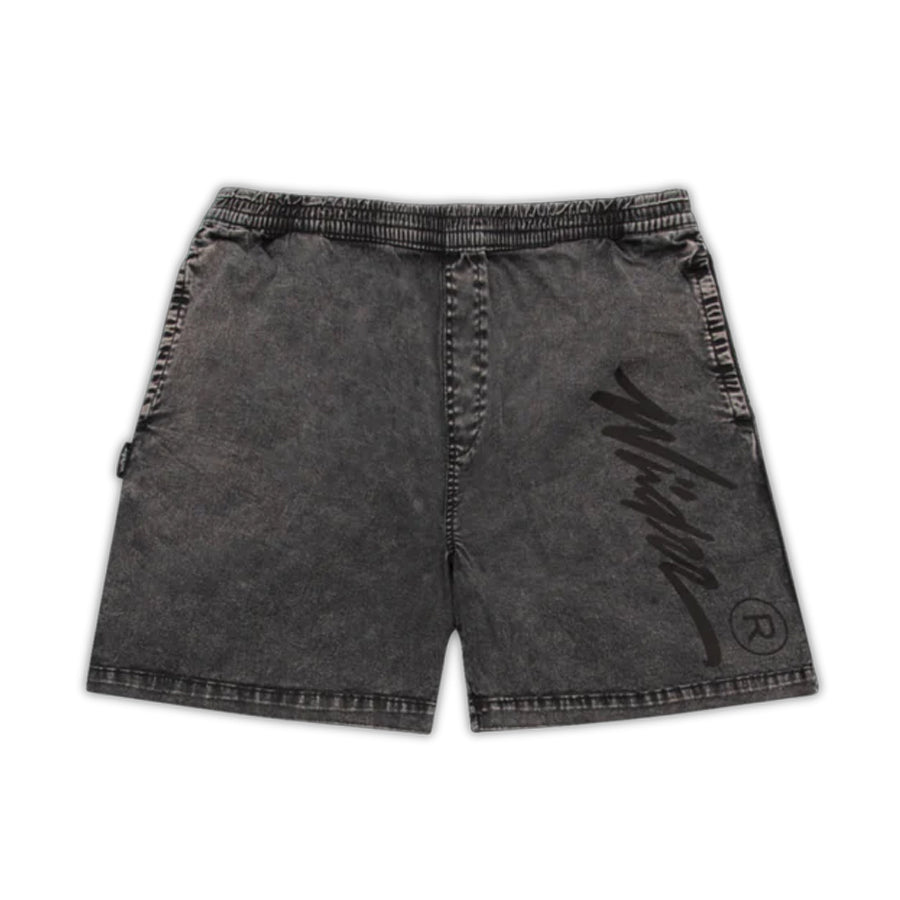 OFFEND BEACH SHORT WASHED BLACK