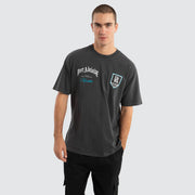 PORT ADELAIDE VINTAGE GOTHIC TEE PIGMENT ASPHALT