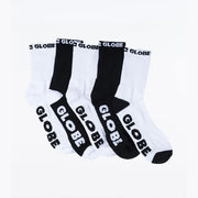 SOCKS - KIDS 5 PACK BLACK/WHITE
