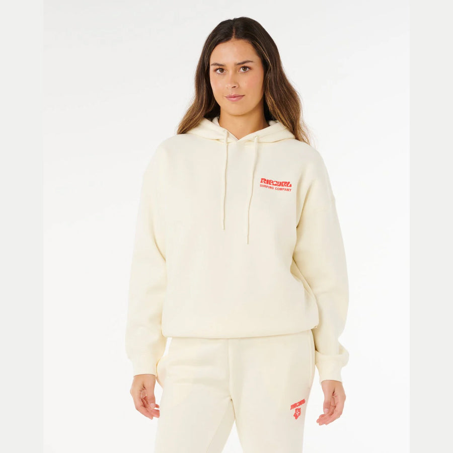 SURF PUFF HERITAGE HOOD CAYENNE