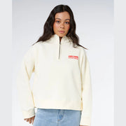 SURF PUFF 1/4 ZIP CAYENNE