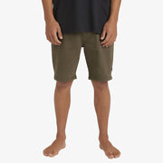 WAVE WASH TWILL MILITARY