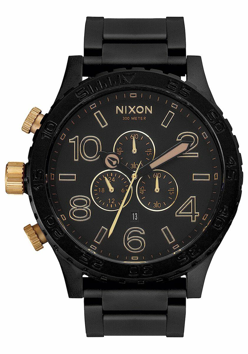 51-30 CHRO MTBKGD MATTE BLACK / GOLD