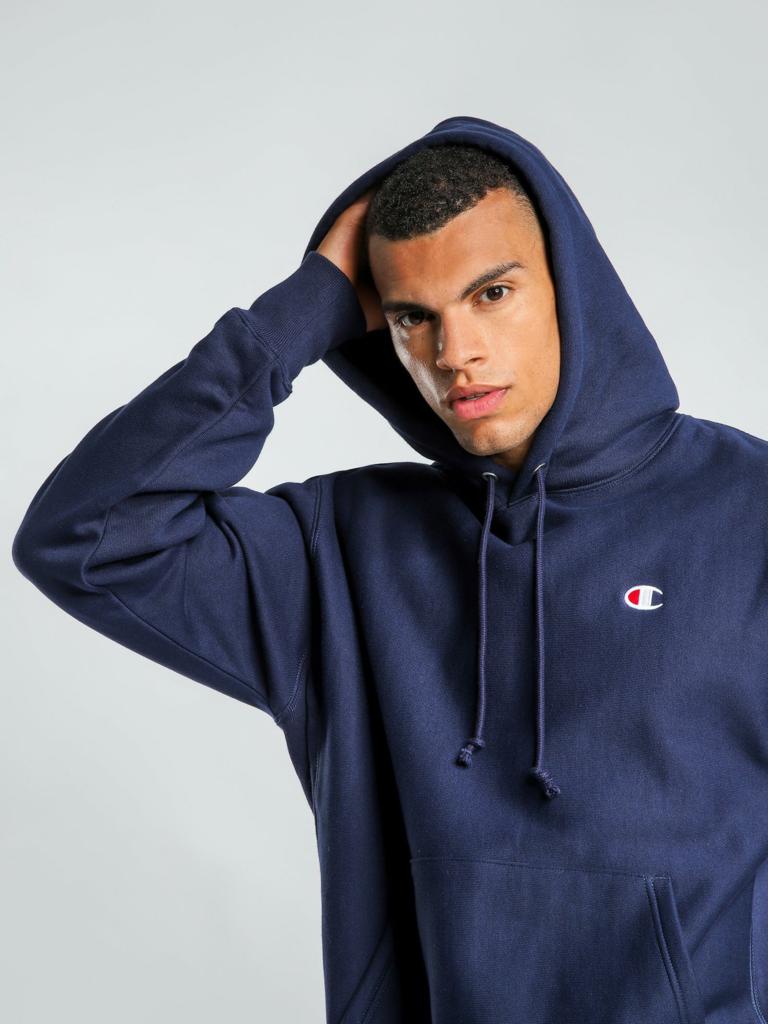 RW WEAVE HOODIE NAVY