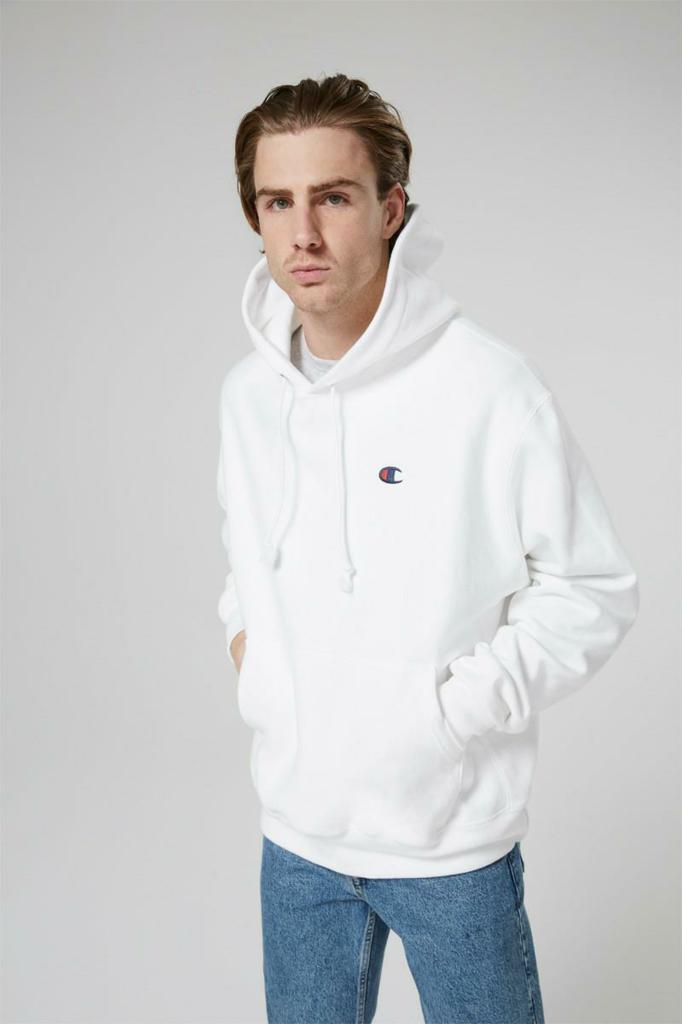 RW WEAVE HOODIE WHITE